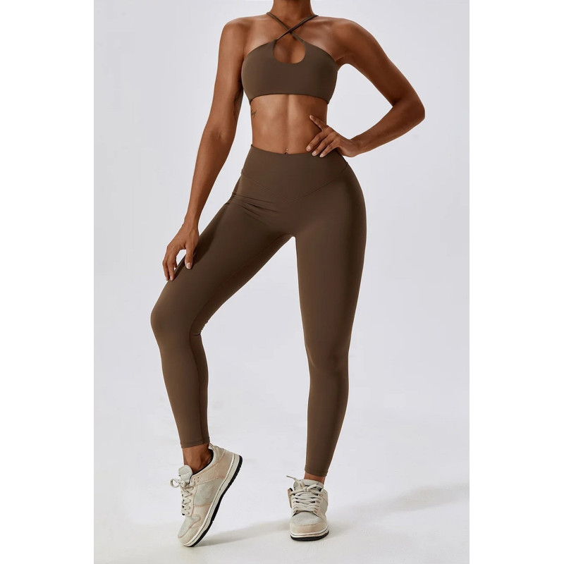 Pantalone push up modellante marrone ZAPPY FLEXI K131 MITARE