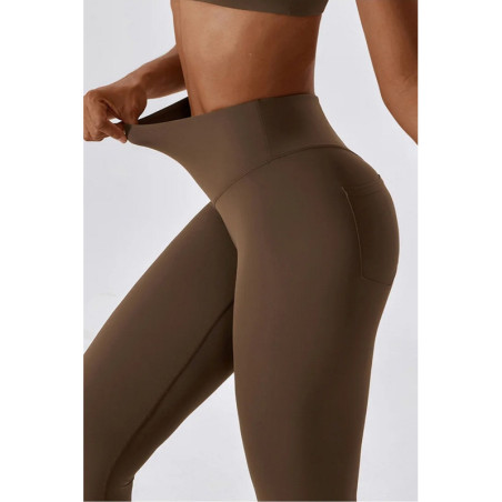 Pantalone push up modellante marrone ZAPPY FLEXI K131 MITARE