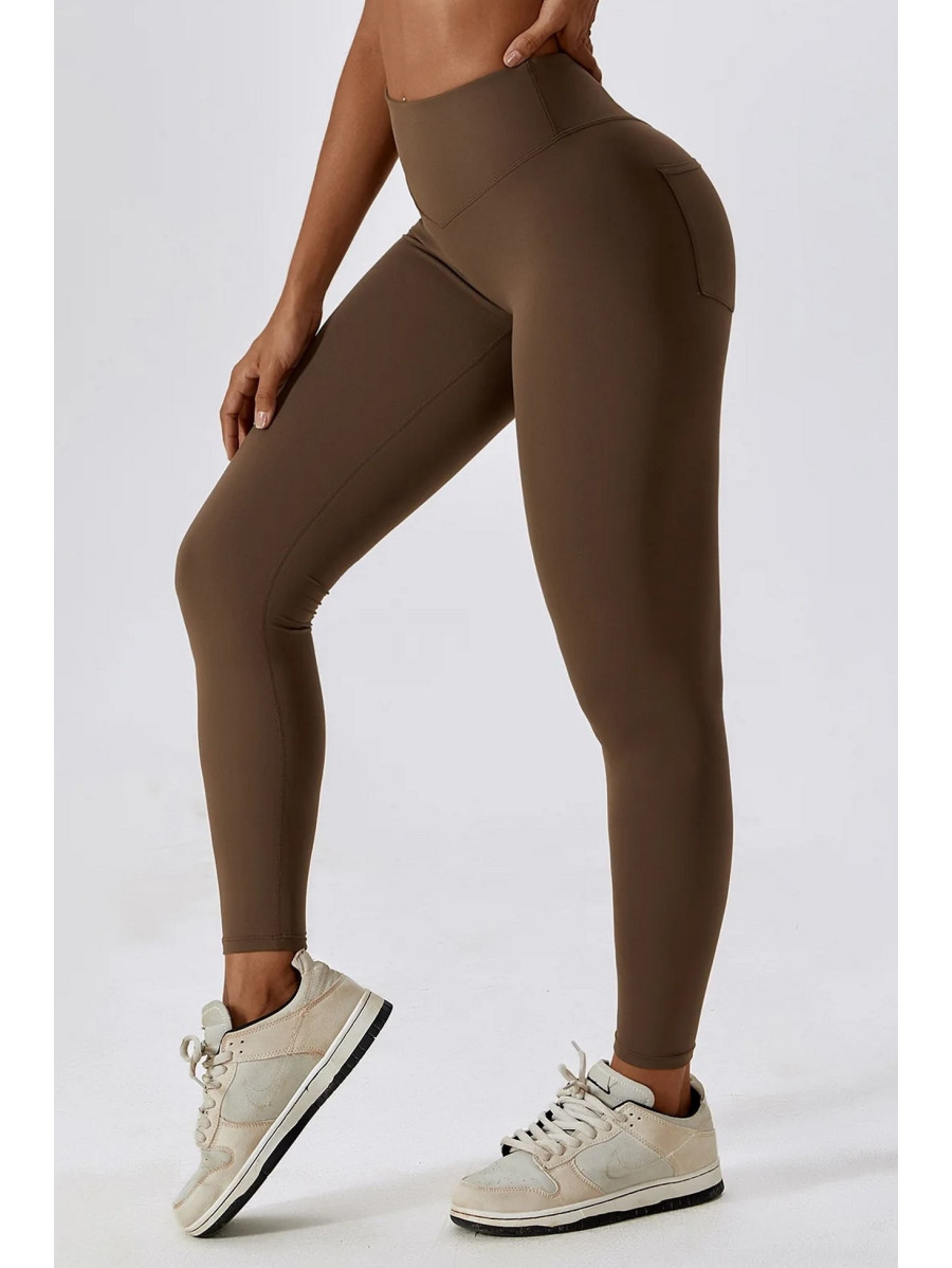 Pantalone push up modellante marrone ZAPPY FLEXI K131 MITARE