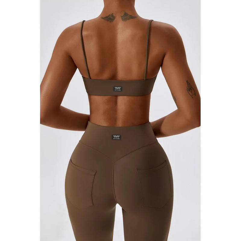 Pantalone push up modellante marrone ZAPPY FLEXI K131 MITARE