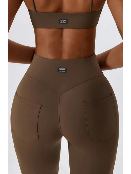 Pantalone push up modellante marrone ZAPPY FLEXI K131 MITARE