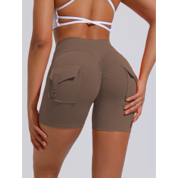 Pantaloncini push up modellanti da donna marrone ZAPPY TRENDY K133 MITARE 2
