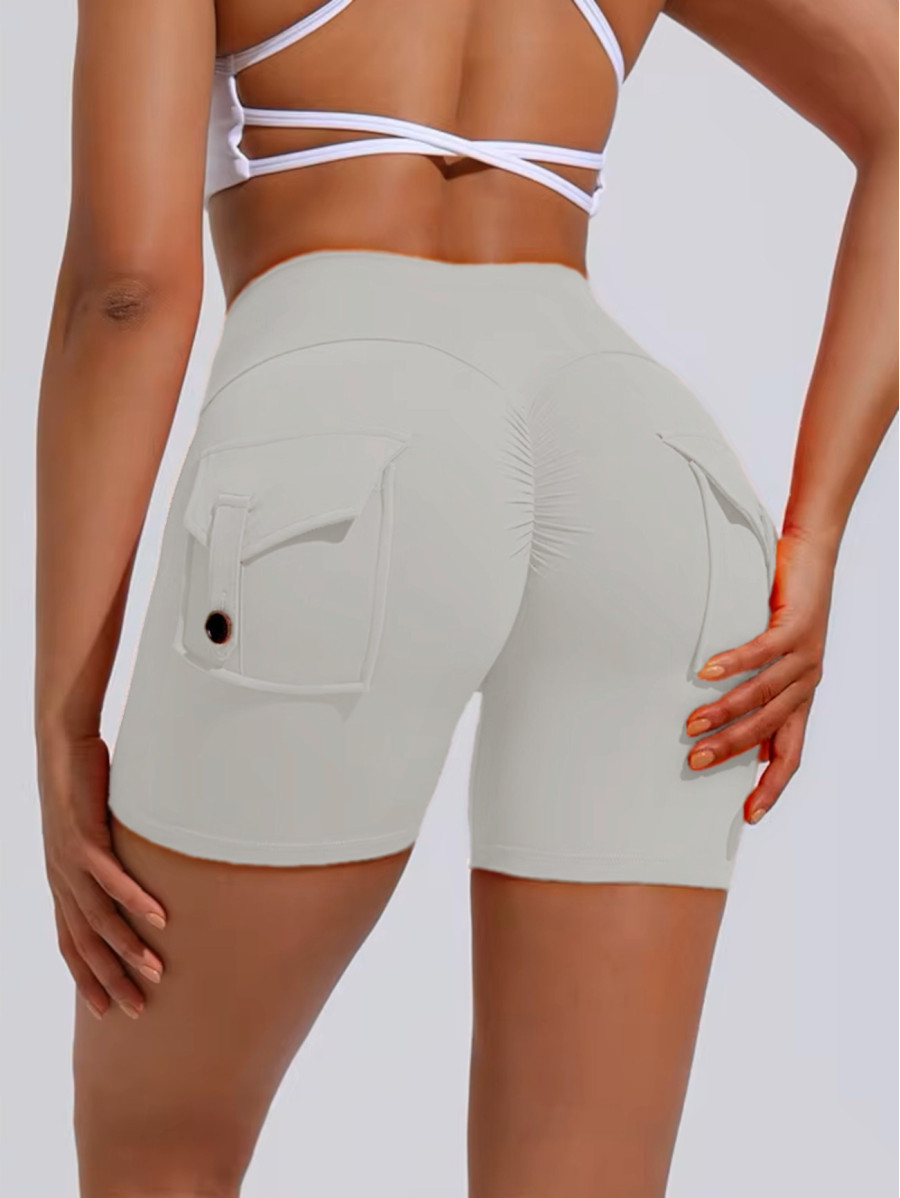 Pantaloncini push up modellanti da donna grigio chiaro ZAPPY TRENDY K133 MITARE