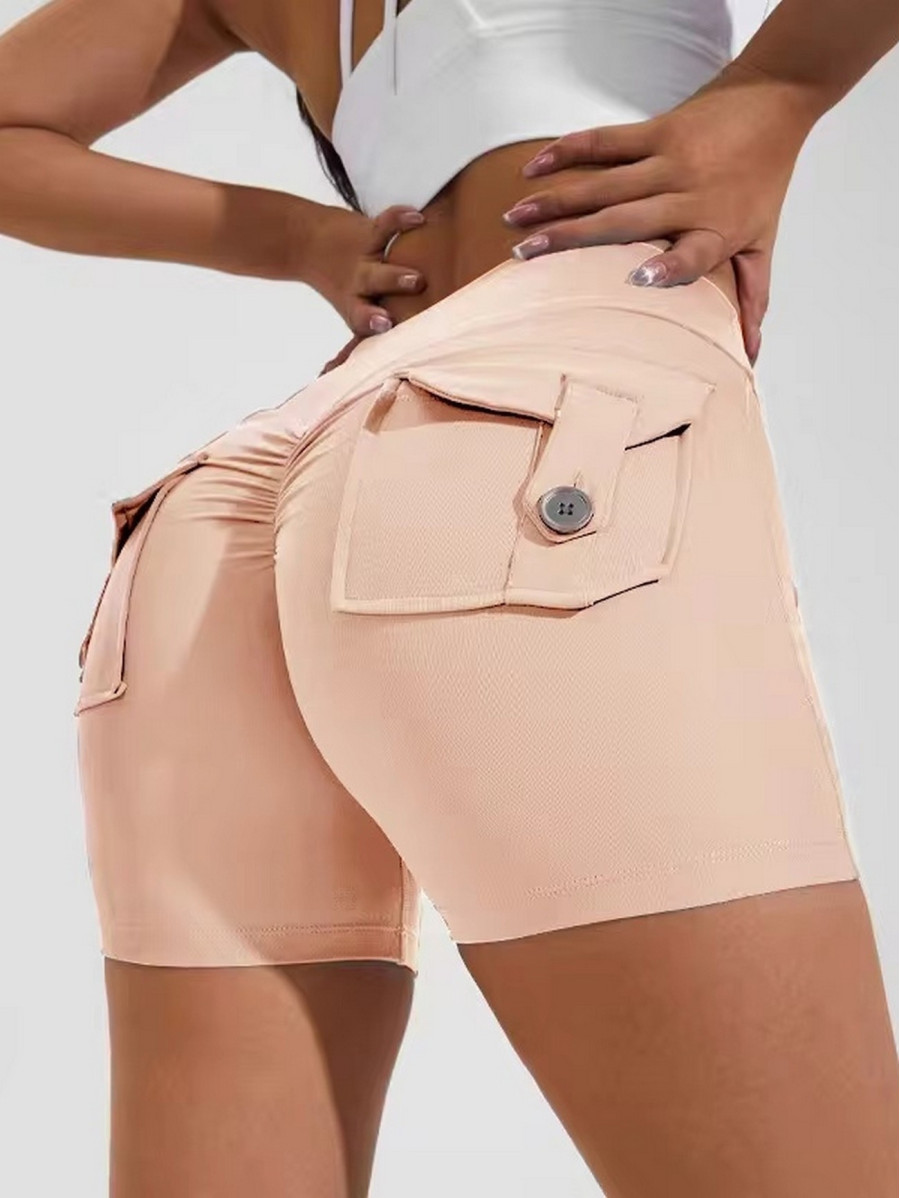 Pantaloncini push up modellanti da donna albicocca ZAPPY TRENDY K133 MITARE