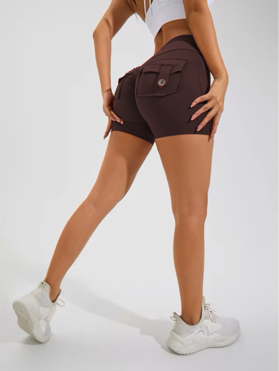 Pantaloncini push up modellanti da donna cioccolato ZAPPY TRENDY K133 MITARE