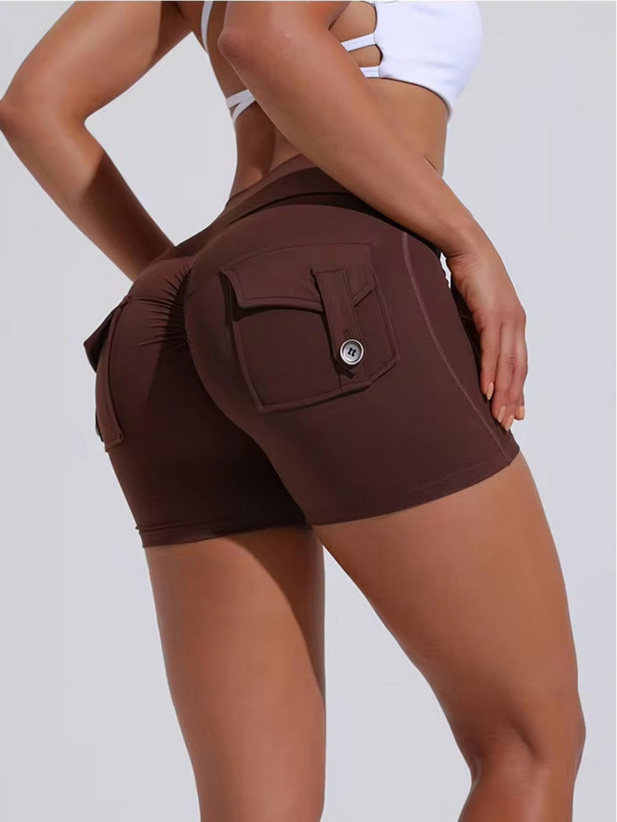 Pantaloncini push up modellanti da donna cioccolato ZAPPY TRENDY K133 MITARE