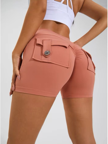 Pantaloncini push up modellanti da donna salmone ZAPPY TRENDY K133 MITARE