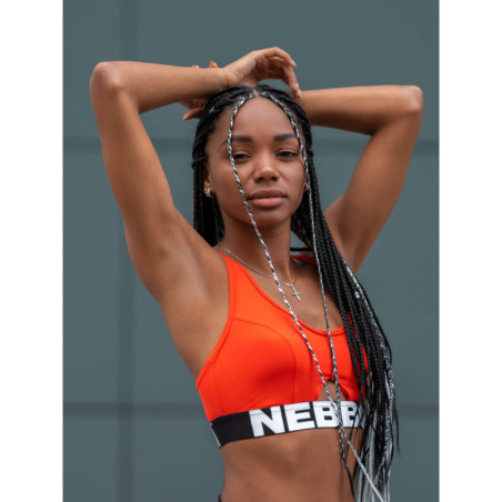 Reggiseno sportivo con il taglio N695 RED NEBBIA