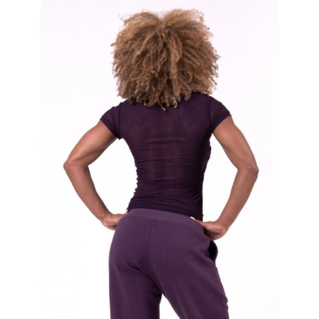 Maglietta Flash-Mesh N665 BORGOGNA NEBBIA