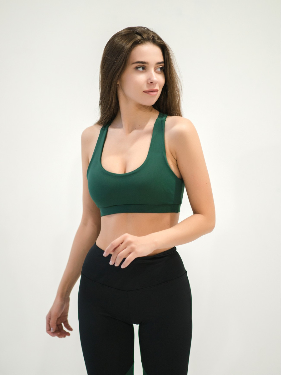 Reggiseno sportivo BASIC K027 verde MITARE