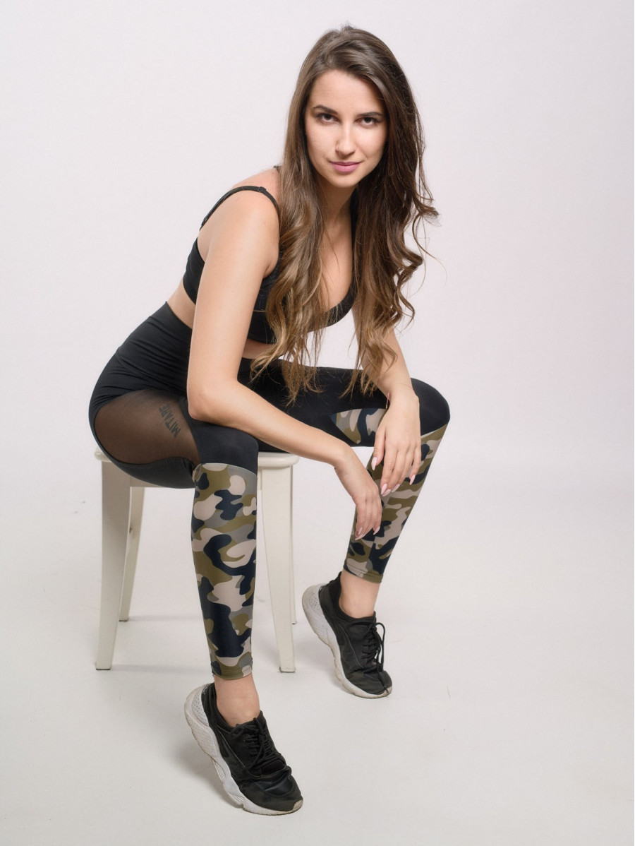 Leggings HOT K043 camo MITARE