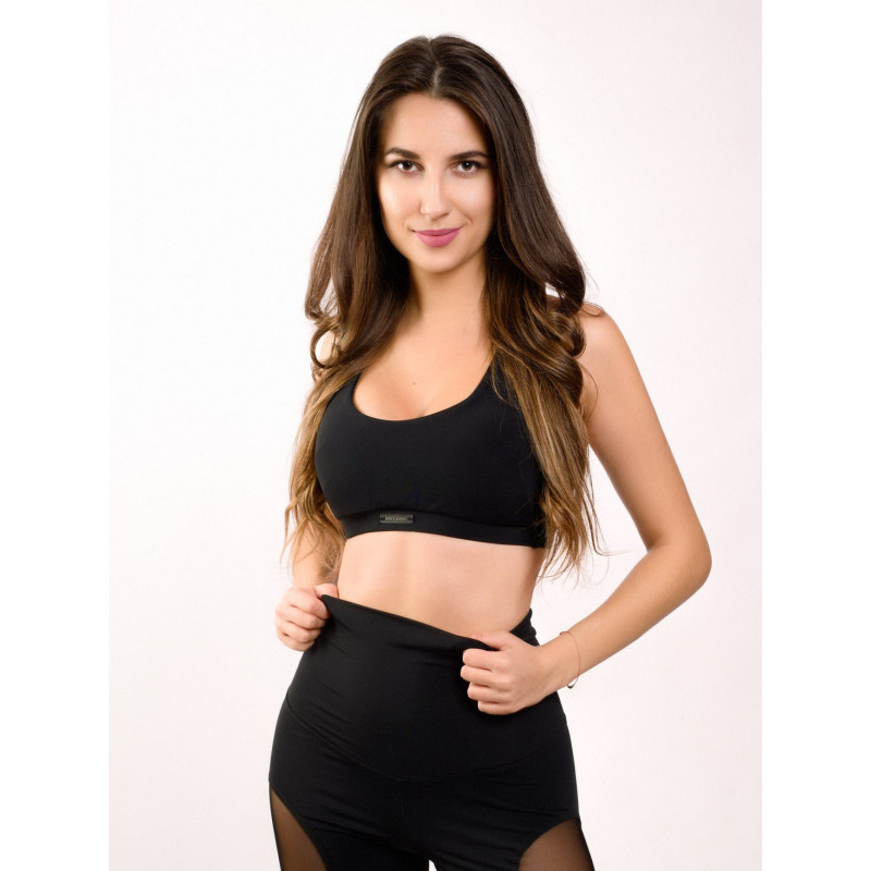 Reggiseno sportivo BASIC K027 nero MITARE