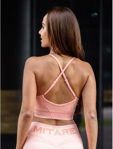 Reggiseno sportivo SENSUAL K021 salmone MITARE 2