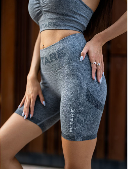 Pantaloncini senza cuciture PUSH UP MAX K077 grigio scuro MITARE 2