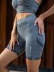 Pantaloncini senza cuciture PUSH UP MAX K077 grigio scuro MITARE