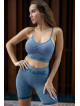 Pantaloncini senza cuciture PUSH UP MAX K077 grigio scuro MITARE
