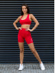 Pantaloncini senza cuciture PUSH UP MAX K077 rosso MITARE