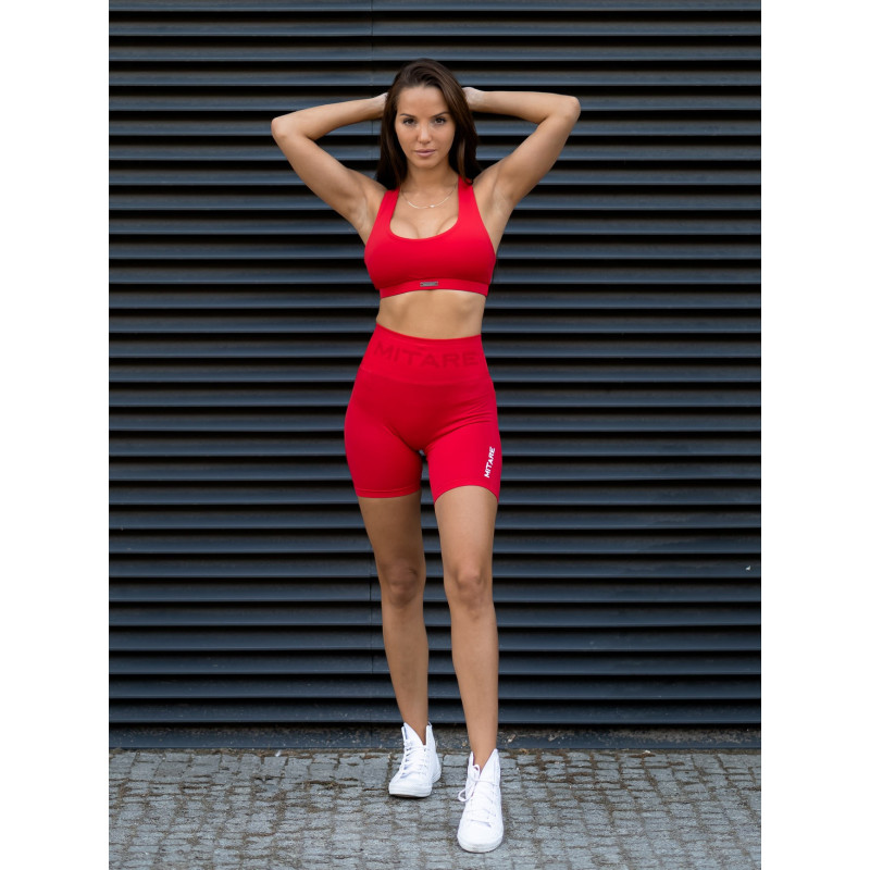 Pantaloncini senza cuciture PUSH UP MAX K077 rosso MITARE