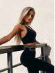 Reggiseno senza cuciture SLIM PUSH UP K079 nero MITARE