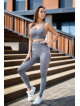 Leggings senza cuciture PUSH UP MAX K001 grigio scuro MITARE