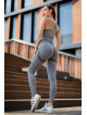 Leggings senza cuciture PUSH UP MAX K001 grigio scuro MITARE