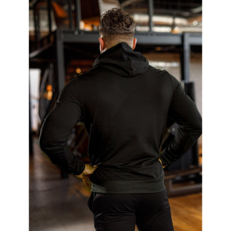 Felpa con cappuccio K088 nero MITARE PRO MAN