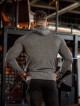 Felpa con cappuccio K085 grigio MITARE PRO MAN