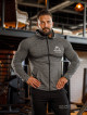 Felpa con cappuccio K085 grigio MITARE PRO MAN