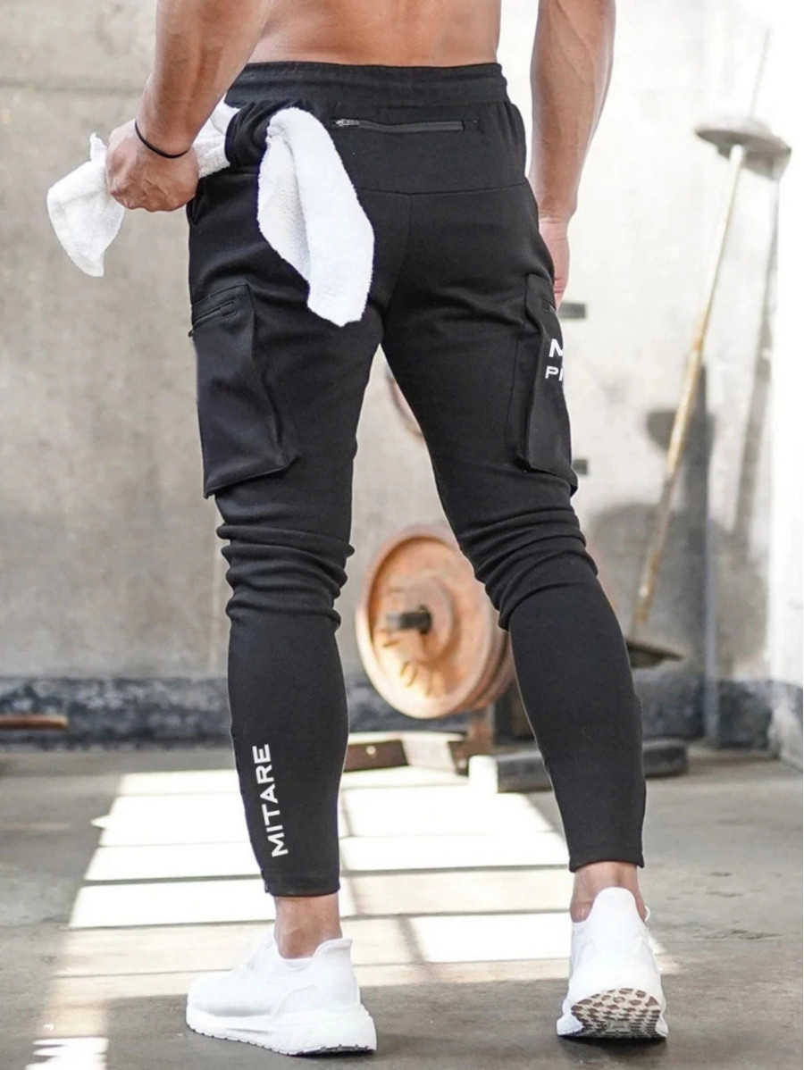 Pantaloni da jogging K102 neri MITARE PRO MAN