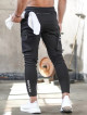 Pantaloni da jogging K102 neri MITARE PRO MAN