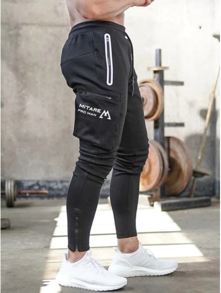 Pantaloni da jogging K102 neri MITARE PRO MAN