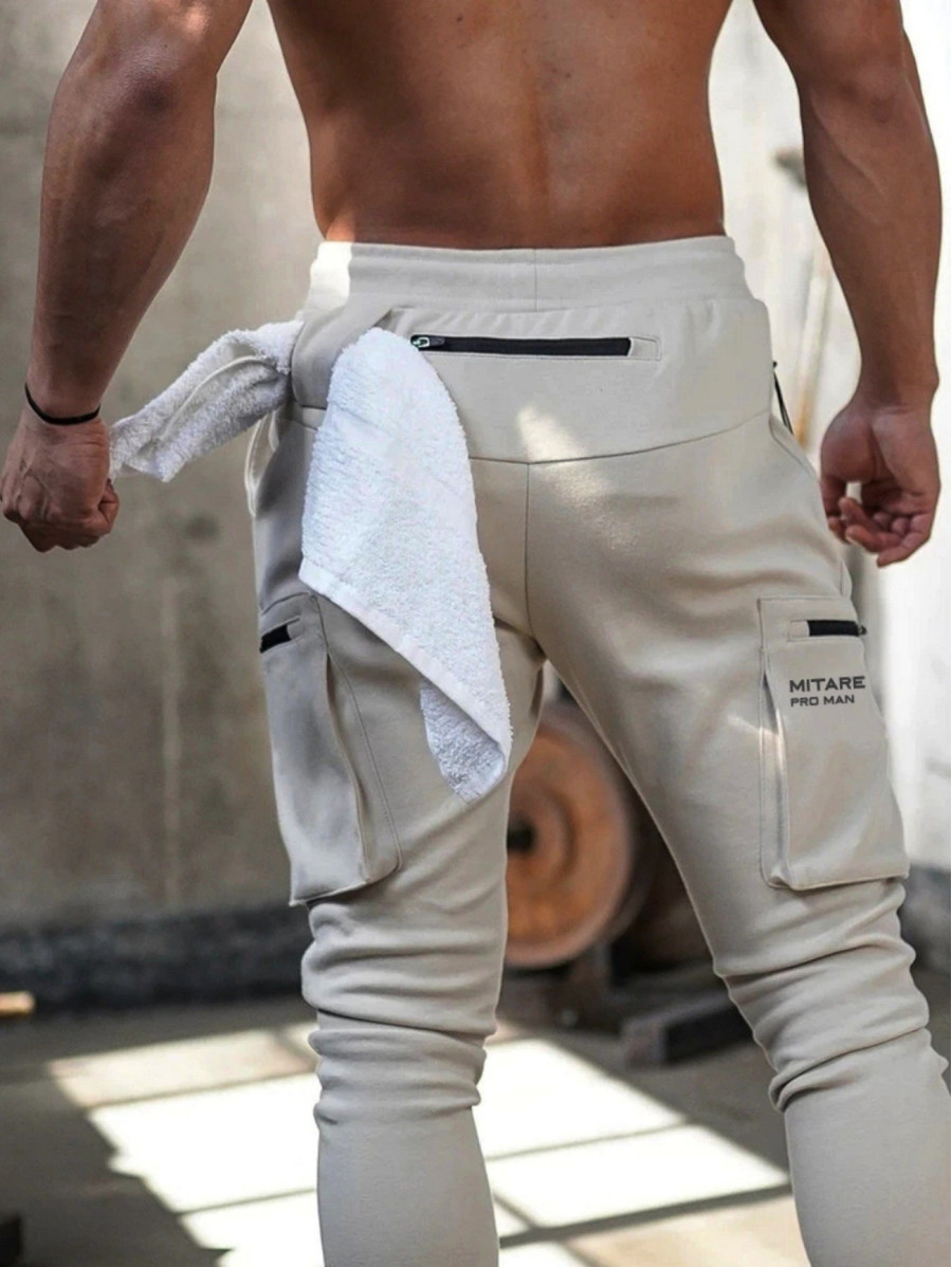 Pantaloni da jogging K102 grigio chiaro MITARE PRO MAN