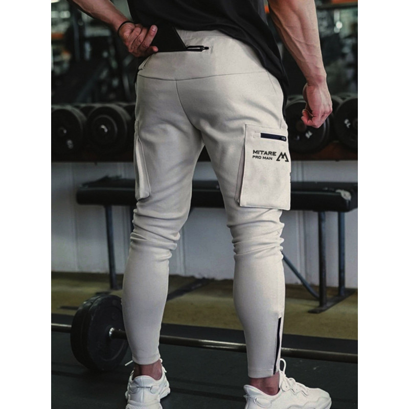 Pantaloni da jogging K102 grigio chiaro MITARE PRO MAN