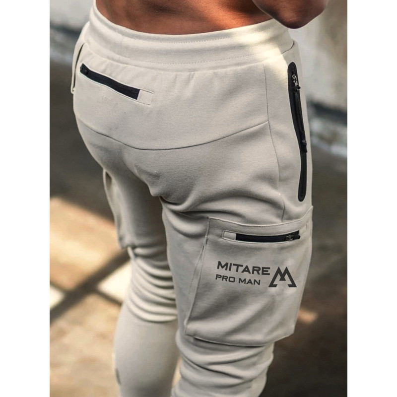 Pantaloni da jogging K102 grigio chiaro MITARE PRO MAN