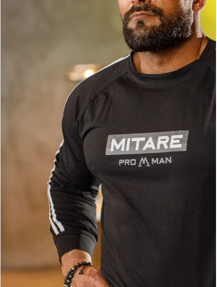 T-shirt manica lunga K090 nera MITARE PRO MAN 2