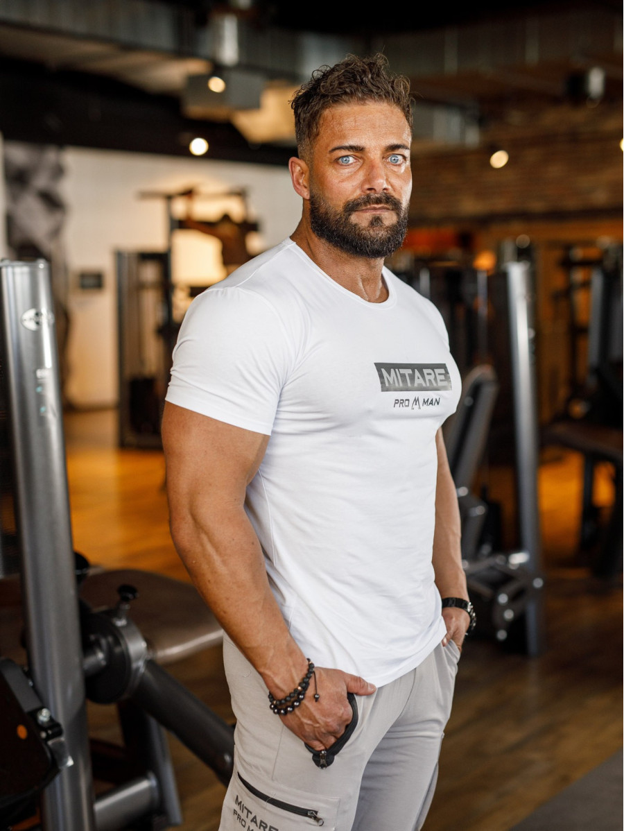 T-shirt K093 bianco MITARE PRO MAN