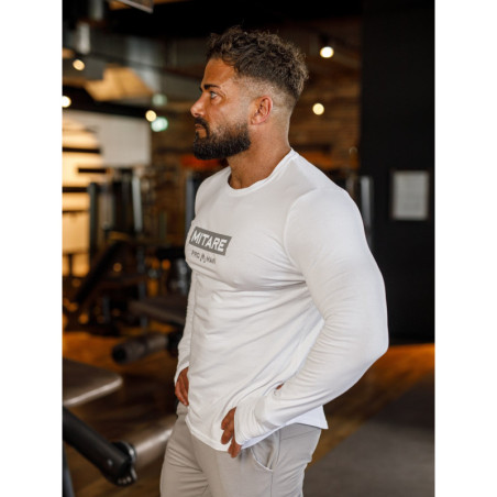 T-shirt manica lunga K094 bianco MITARE PRO MAN