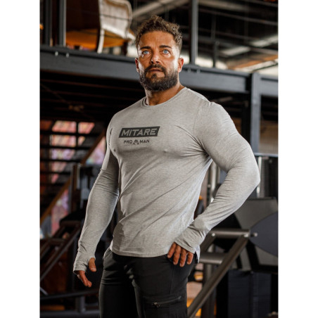 T-shirt manica lunga K094 grigia MITARE PRO MAN