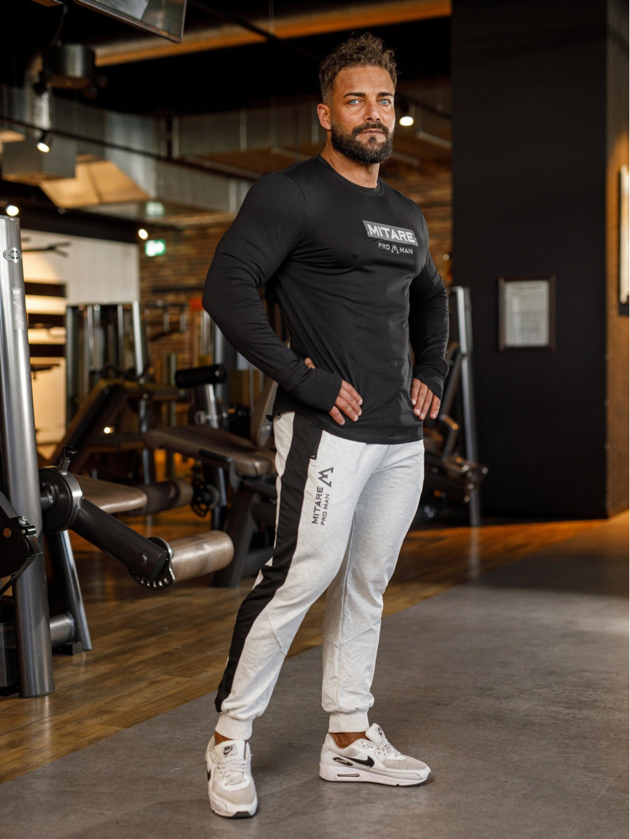 T-shirt manica lunga K094 nero MITARE PRO MAN