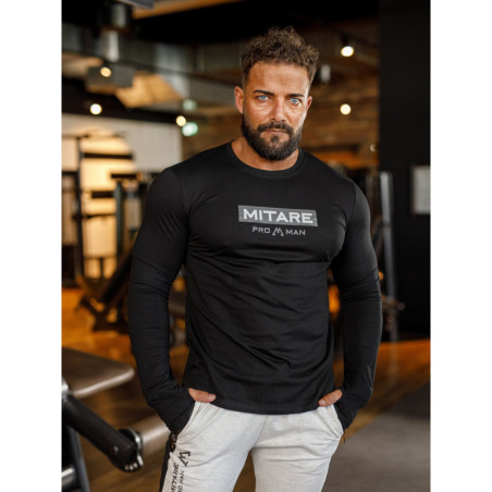 T-shirt manica lunga K094 nero MITARE PRO MAN