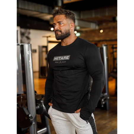 T-shirt manica lunga K094 nero MITARE PRO MAN