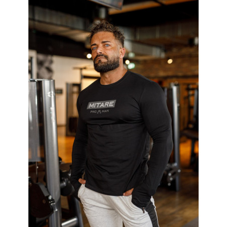 T-shirt manica lunga K094 nero MITARE PRO MAN