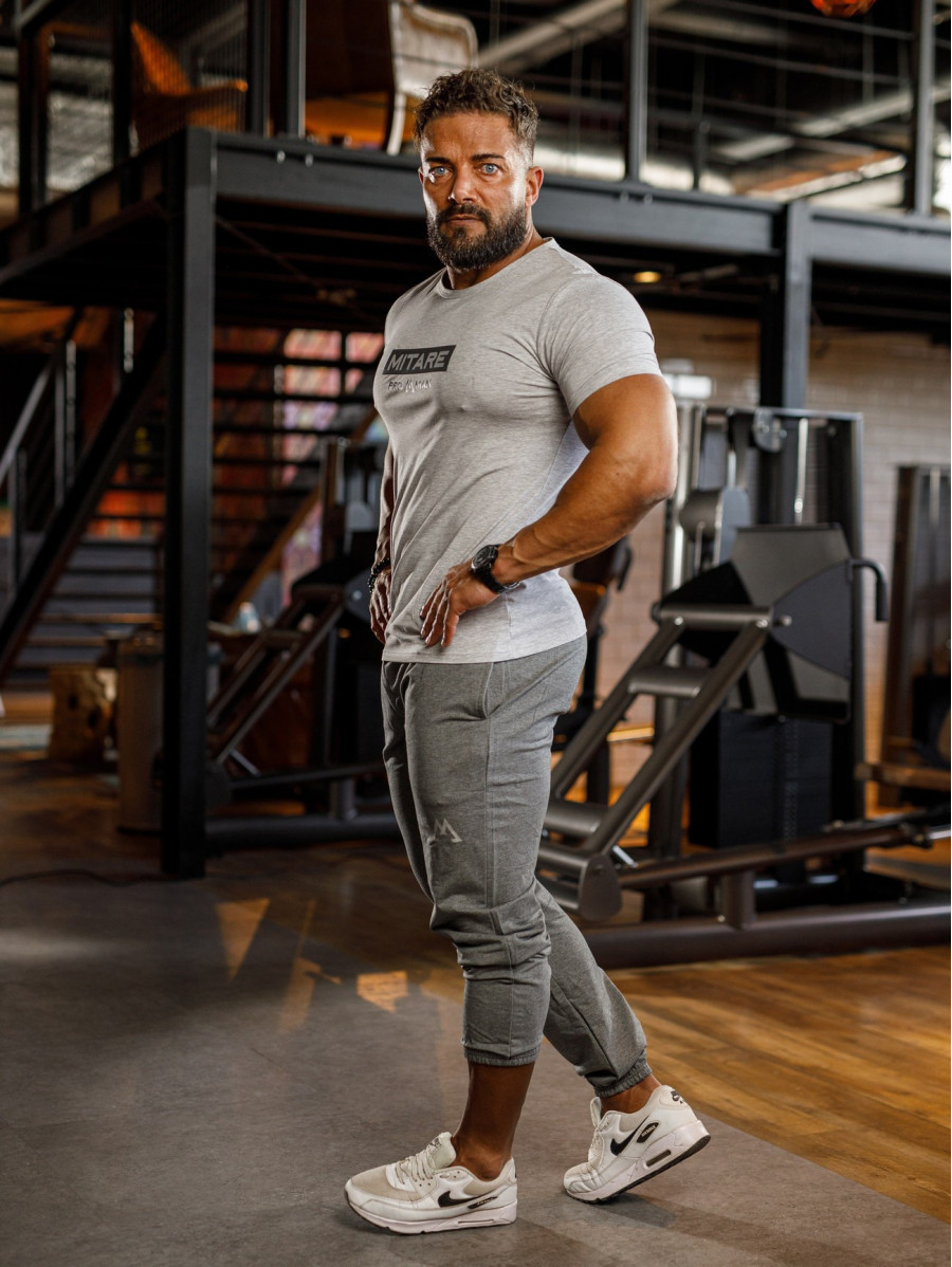 T-shirt K093 grigio MITARE PRO MAN