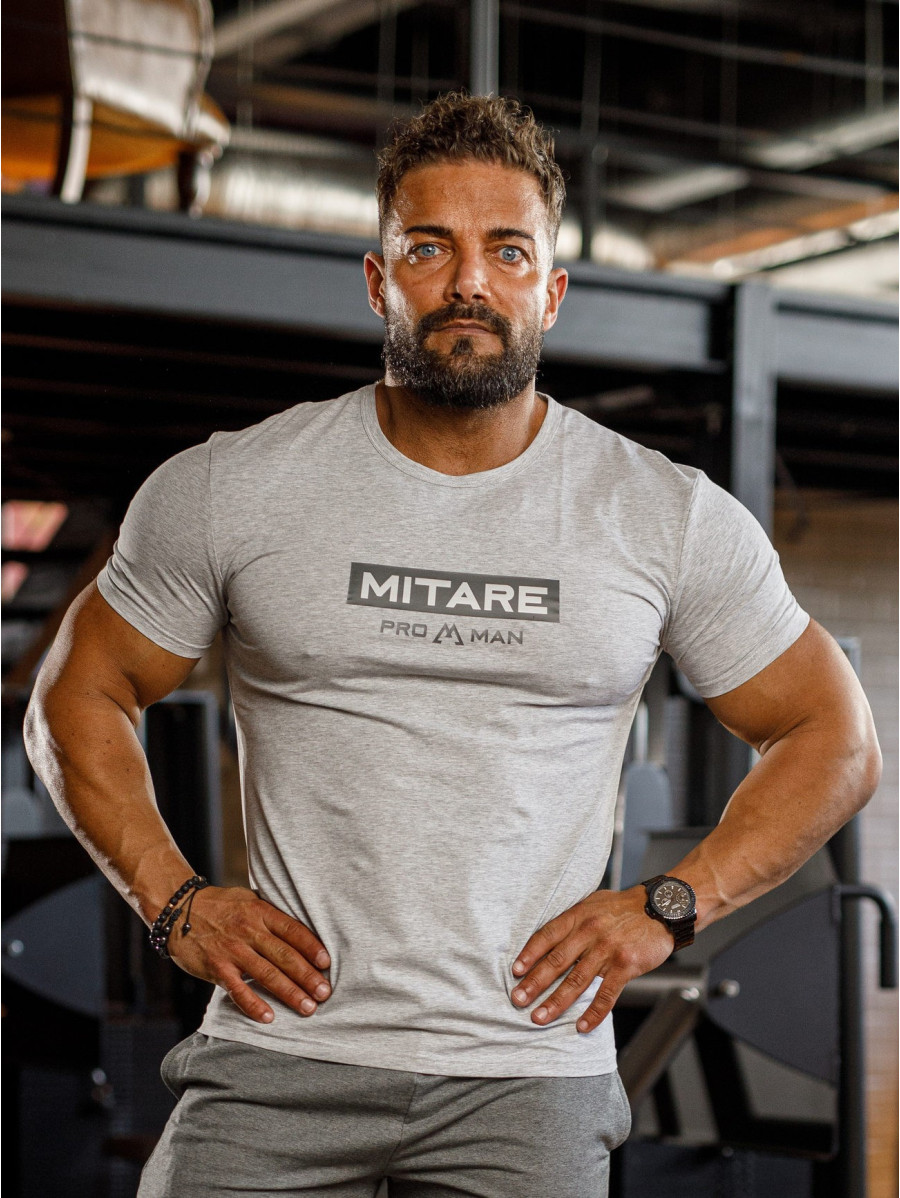 T-shirt K093 grigio MITARE PRO MAN