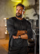 T-shirt manica lunga K101 nero MITARE PRO MAN