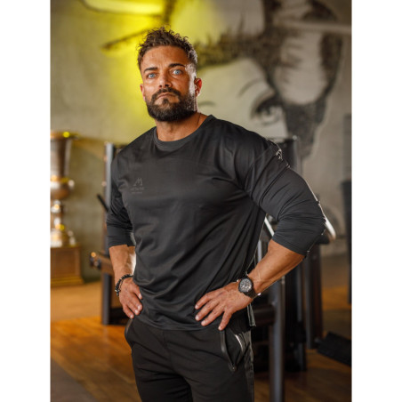 T-shirt manica lunga K101 nero MITARE PRO MAN