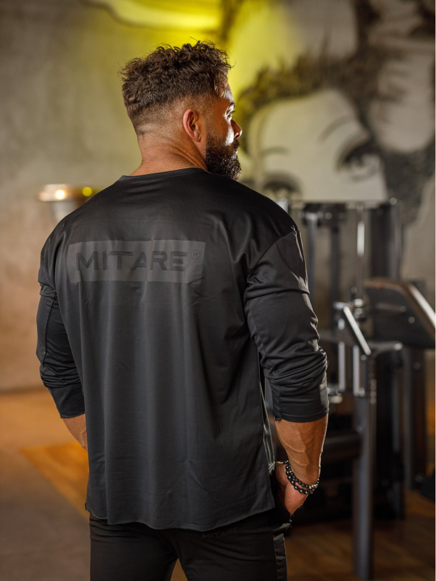 T-shirt manica lunga K101 nero MITARE PRO MAN
