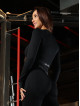 Leggings senza cuciture PUSH UP MAX K001 nero MITARE