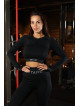 Top corto senza cuciture PUSH UP MAX K084 nero MITARE