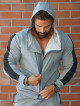 Felpa con cappuccio K097 gris oscuro MITARE PRO MAN